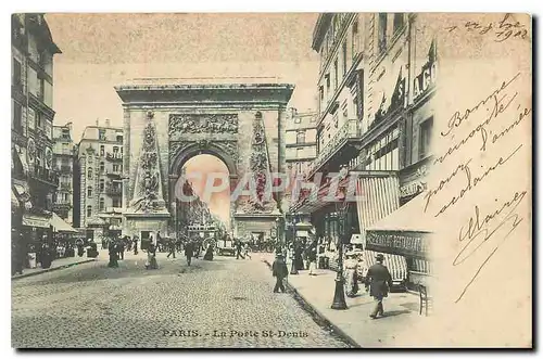 Cartes postales Paris La Porte St Denis