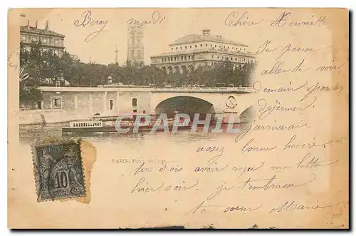 Ansichtskarte AK Paris Pont du Chatelet (carte 1900)