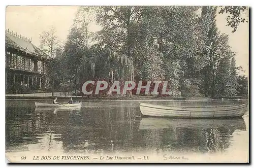 Cartes postales Le Bois de Vincnnes Le Lac Daumesnil