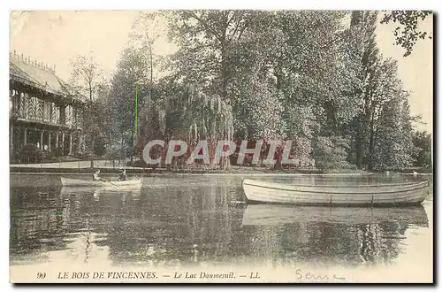 Ansichtskarte AK Le Bois de Vincnnes Le Lac Daumesnil