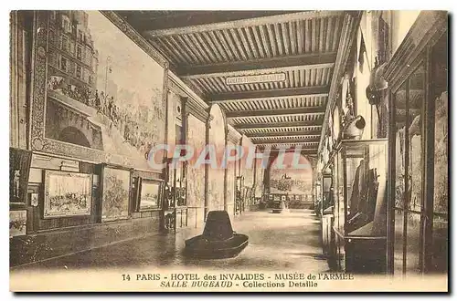 Ansichtskarte AK Paris Hotel des Invalides Musee de l'Armee Salle Bugeaud Collections Detaille