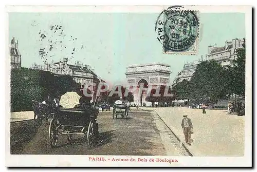 Cartes postales Paris Avenue du Bois de Boulogne