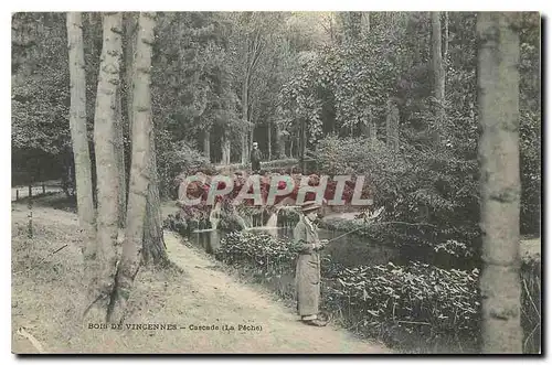 Ansichtskarte AK Bois de Vincennes Cascade La Peche