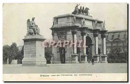 Cartes postales Paris Arc de Triomphe du Carrousel