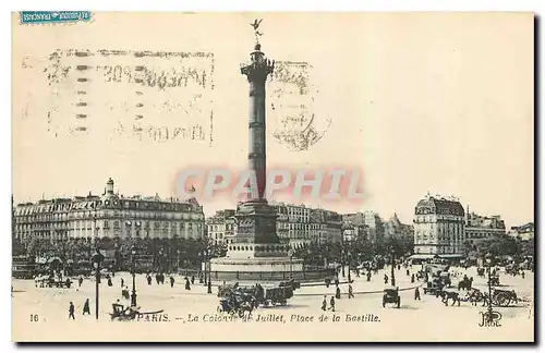 Cartes postales Paris La Colonne de Juillet Place de la Bastille