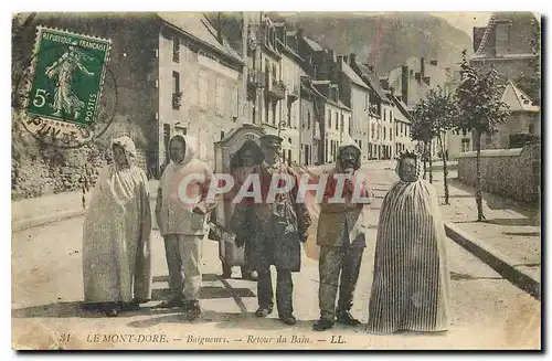 Ansichtskarte AK Le Mont Dore Baigueurs Retour du Bain