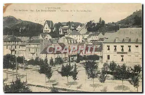 Ansichtskarte AK l'Auvergne Puy de Dome La Bourboule Quartier de la Roche