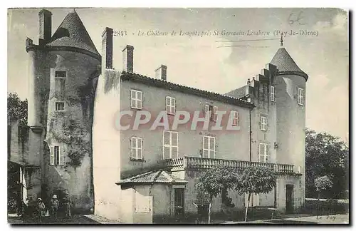 Cartes postales Le Chateau de Longat pres St Germain Lembron Puy de Dome