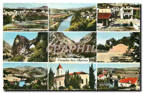 Cartes postales moderne Cambo les Bains Vue generale Le Nive Maisons basques le Pas de Roland Vallee de la Nive