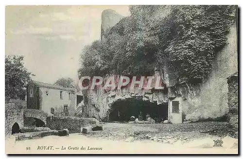 Ansichtskarte AK Royat La Grotte des Laveuses