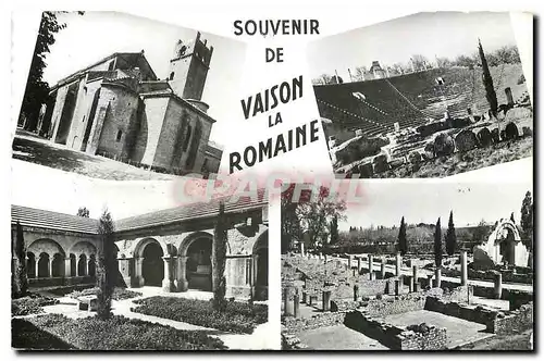 Moderne Karte Souvenir de Vaison la Romaine