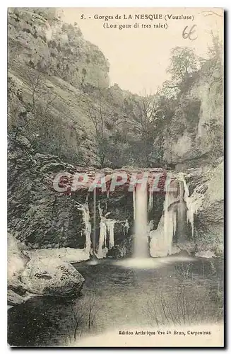 Cartes postales Gorges de la Nesque Vaucluse Lou gour