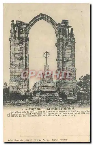 Cartes postales Avignon La croix de Montaut