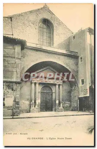 Cartes postales Orange L'Eglise Notre Dame
