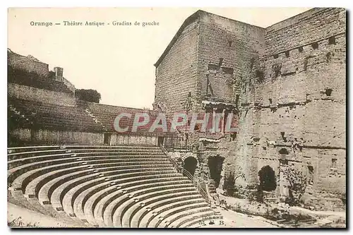 Cartes postales Orange Theatre Antique Gradins de gauche