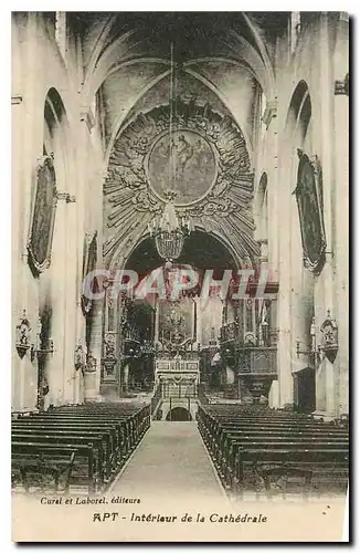 Ansichtskarte AK Apt Interieur de la Cathedrale