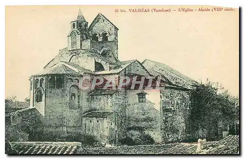 Cartes postales Valreas Vaucluse l'Eglise Abside