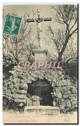 Ansichtskarte AK Visan Vaucluse Le Calvaire Chemin de ND des Vignes