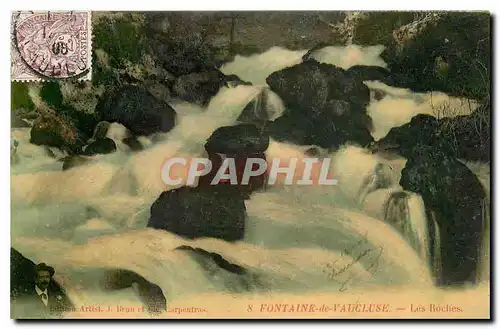 Cartes postales Fontaine de Vaucluse Les Bords