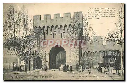 Cartes postales Avignon Porte St Michel