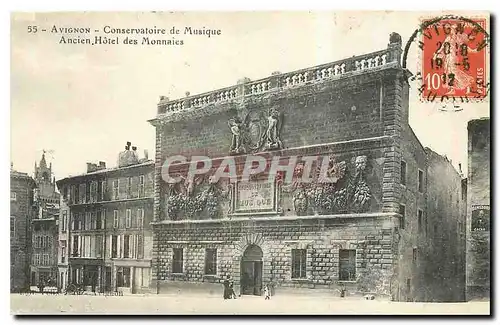 Ansichtskarte AK Avignon Conservatoire de Muqsiue Ancien Hotel des Monnaies