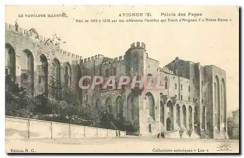 Cartes postales Avignon Palais des Papes