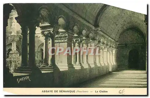 Cartes postales Abbaye de Senanque Vaucluse Le Cloitre