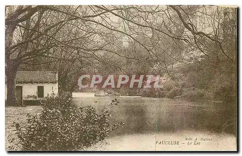 Cartes postales Vaucluse Le Lac