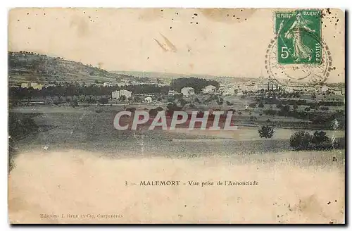 Cartes postales Malemort Vue prise d'Annonciade