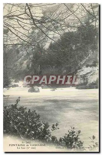 Ansichtskarte AK Fontaine de Vaucluse Le Lac