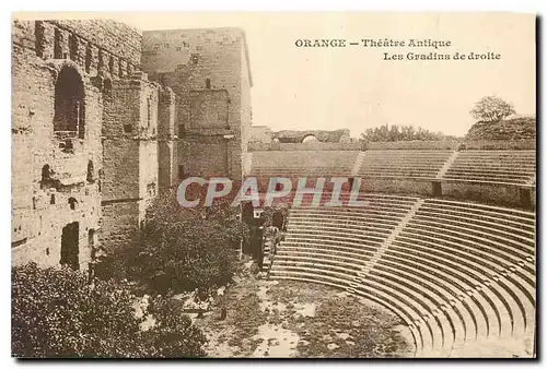 Cartes postales Orange Theatre Antique Les Grandins droite