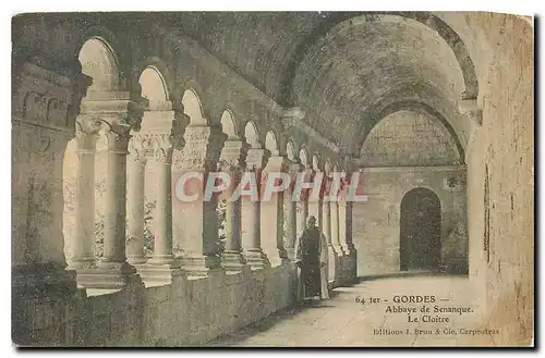 Cartes postales Gordes Abbaye de Senanque Le Cloitre