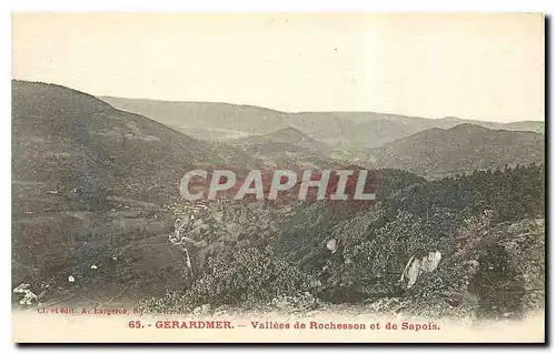 Ansichtskarte AK Gerardmer Vallee de Tochesson et de Sapois