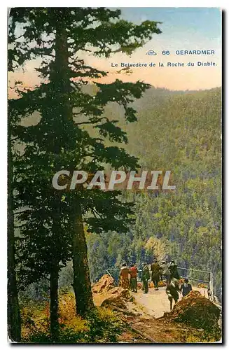 Cartes postales Gerardmer Le Belvedere de la Roche du Diable