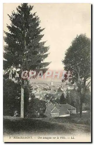 Cartes postales Remiremont Une echappee sur la Ville