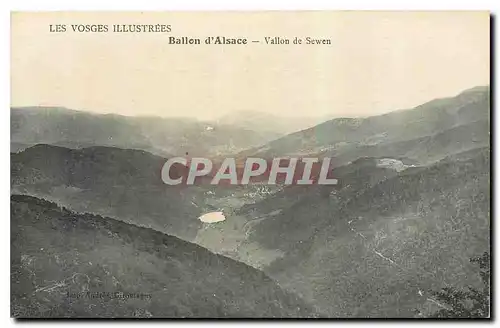 Cartes postales Les Vosges Illustrees Ballon d'Alsace Vallon de Sewen