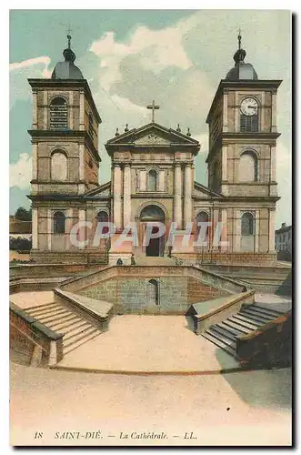 Cartes postales Saint Die La Cathedrale