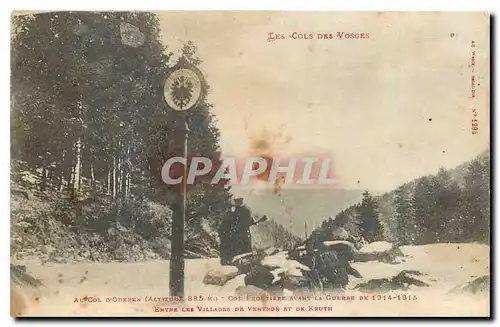 Ansichtskarte AK Les Cols des Vosges Guerre de 1914 1915