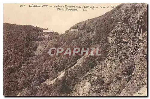 Cartes postales Gerardmer Ancienne Frontiere Chalet Hartmann