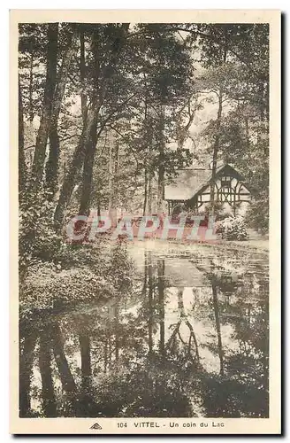 Cartes postales Vittel Un coin du Lac