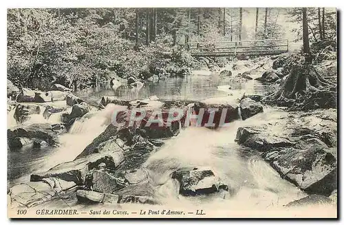 Ansichtskarte AK Gerardmer Saut des Cuves Le Pont d'Amour