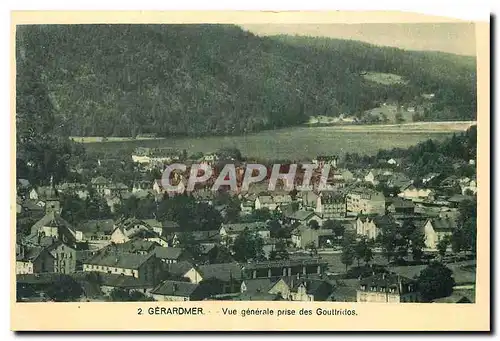 Cartes postales Gerardmer Vue generale prise des Gouttridos