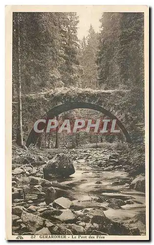 Cartes postales Gerardmer Le Pont des Fees
