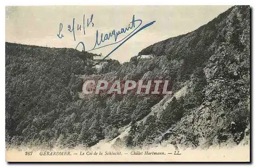 Cartes postales Gerardmer Le Col de la Scchlucht Chalet Hartmann