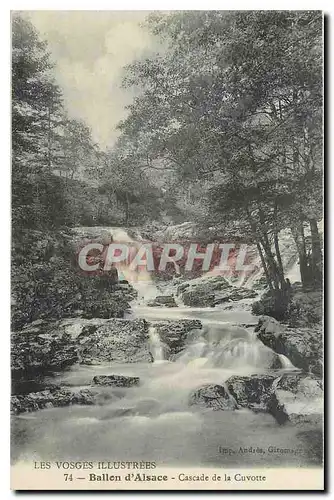 Cartes postales Les Vosges Illustrees Ballon d'Alsace Cascade de la Cuvotte