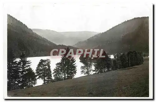 Cartes postales Lac de Longemer et vue sur le Hohneck