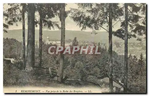 Cartes postales Remiremont Vue prise de la Roche des Bruyeres