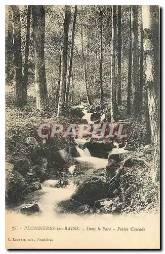 Cartes postales Plombieres les Bains Dans le Parc Petite Cascade