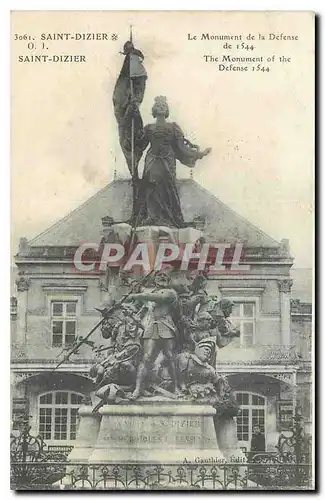 Cartes postales Saint Dizier Le Monumet de la Defense