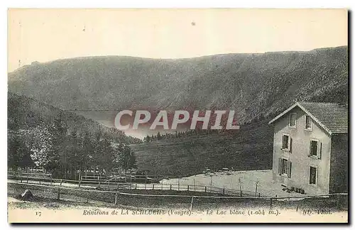 Cartes postales Environs de la Schlucht Vosges Le Lac blanc